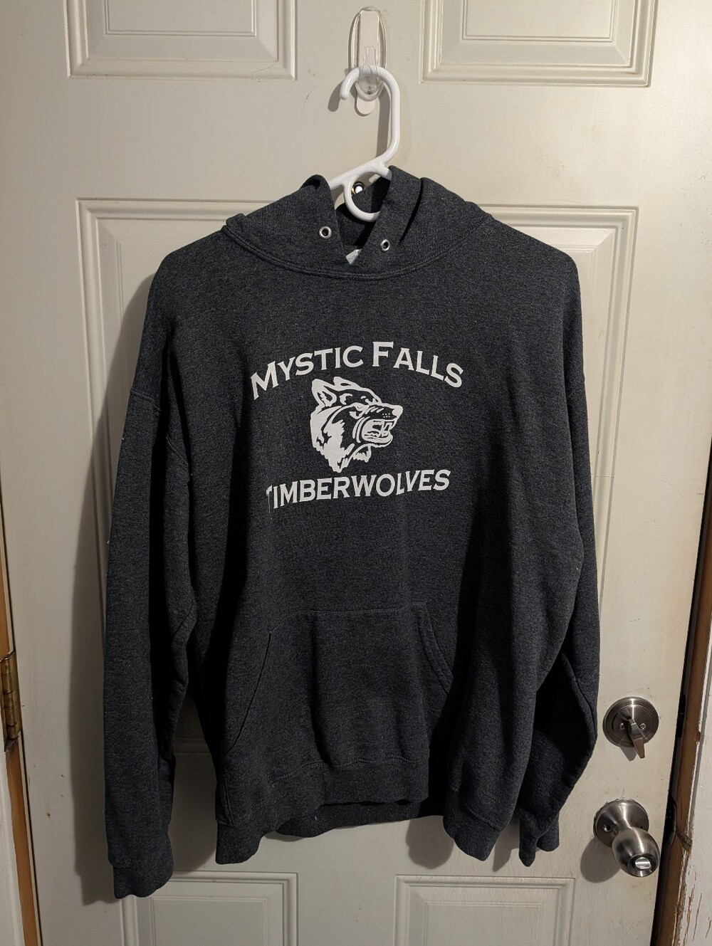 Mystic Falls Timberwolves Hooded Sweatshirt - Dark Gray